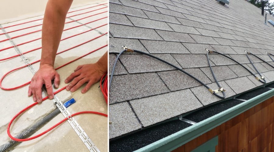 How to Install Heat Cable on Flat Roof